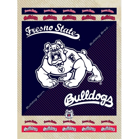 Fresno State University 24x32 Canvas Wall Art